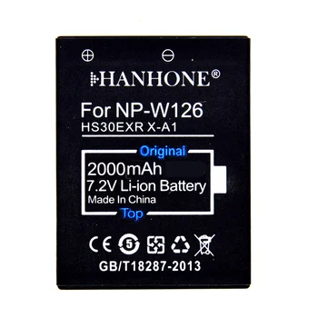 3PCS 2000mAh NP-W126 NPW126 NP W126 Kamera Batteri Til Fuji HS50 HS35 HS33 HS30EXR XA1 XE1 X-Pro1 XM1 X-T10 XT20 X100F X-A3