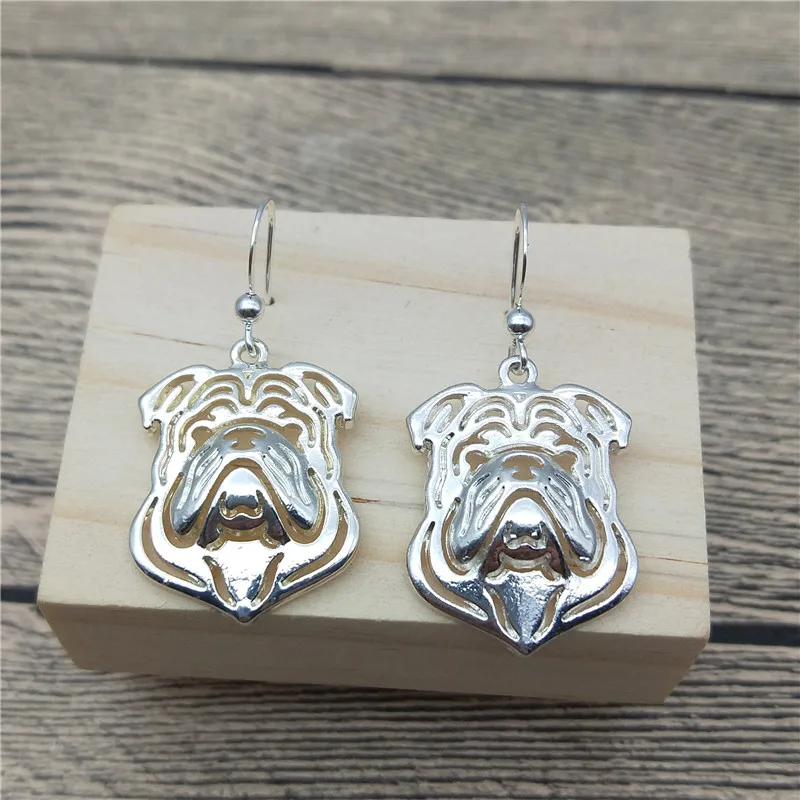Købe Ny engelsk bulldog dråbe øreringe trendy stil, engelsk dingle hund øreringe kvinder smykker < Øreringe Loneabrahamsen.dk