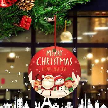 Juledekoration Nye År 2021 Home Decor Santa Glædelig Jul Claus Træ Ornament Hænger Xmas Gave Noel Jul Natal