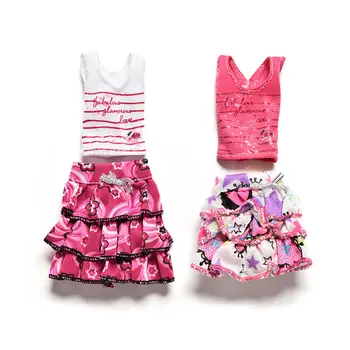 1 sæt Nye Mode Dukke Tøj Casual Outfits Tank Nederdel Passer Til Dukke Bedste Gave Baby Legetøj Dukke Tilbehør Toy Barn