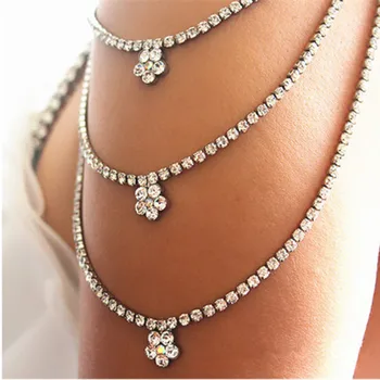 Metal rhinestone diamant skulderrem undertøj brystfinner bæltet Bra Bryllup tilbehør af høj kvalitet diamond skulder Stropper