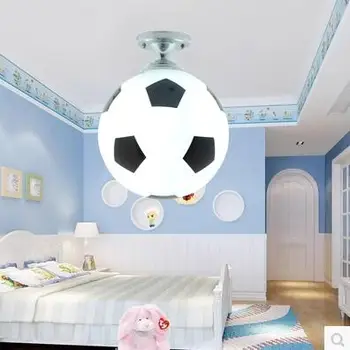 Dia:20cm Moderne Loft lampe for baby værelse basketball fodbold loftsbelysning fodbold lampe til børneværelset Moderne led-loftslampe