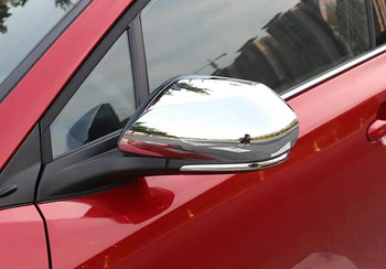 Bil styling krop stick bagfra Rearview Side glas Spejl Cover frame trim 2pcs/set For TOYOTA C-HR CHR 2017 2018