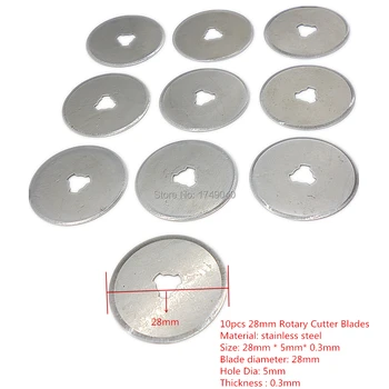Rotary Cutter Vinger 28mm 45mm Cirkulære Refill Vinger Quiltning, Syning, Stof, Læder, Vinyl, Film, Papir, Håndværk Skærende håndværktøj