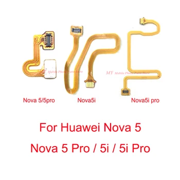 10 PC ' er Nyt For Huawei Nova5 Nova 5 5i Pro 5pro 5ipro Hjem-Knappen Fingerprint Sensor Scanner Touch-ID Connecter Flex Kabel