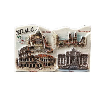 Italien, Roma, Køleskab Klistermærker Harpiks Roma Turisme Souvenir-Køleskabsmagneter Opslagstavle Mærkat Magnetisk Køleskab Sticker Gave