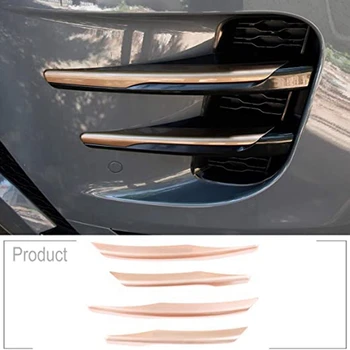 Bil Tågeforlygte Frame Trim Udvendige Dekoration Tilbehør ABS til Range Rover Evoque(L551) 2019-2020