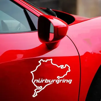 Nürburgring Kort Sjove Bil, Lastbil Køretøj Reflekterende Mærkater Mærkat Dekoration 2019 Nye Engros Sjove Tegn Bil Tilbehør