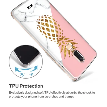 XIX Blød Silikone TPU Cover til OnePlus 6T Tilfælde Rock Marmor for OnePlus 5T Tilfælde 2019 Nye Ankomst til OnePlus 5 5T 6T 6-Sagen