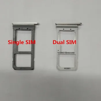10STK/Masse Nye SIM-Kortholderen Slot Skuffe Til Samsung Galaxy S7 G930F Udskiftning af Dual SIM Enkelt SIM-Kort Skuffe Indehaver