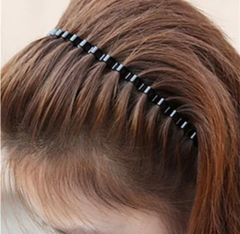 Købe 1/2pcs sort bølget hårbånd hovedet bøjle bands sport hår hoops voksne mænd kvinder headhoop hår holder < Tøj Tilbehør \ Loneabrahamsen.dk