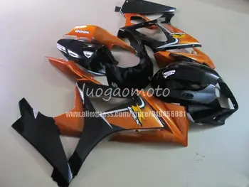 Injektion orange sort karrosseri Fairing kits til Suzuki GSXR1000 2007 2008 K7 K8 motorcykler stødfangere kit 07 08 +7gifts
