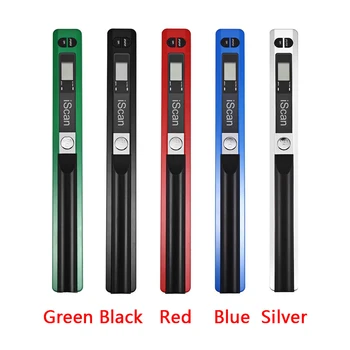 Mini Høj Hastighed Bærbare Håndholdte Pen Type 900DPI Kompakte LCD-Display JPEG/PDF-Format USB 2.0 Dokument Scanner