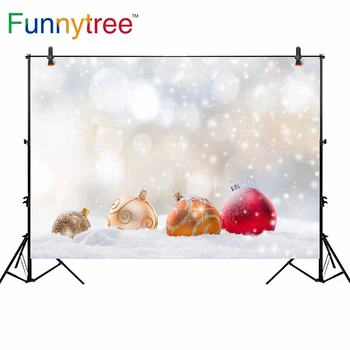 Funnytree baggrund for fotografering studio sne vinter Jul bolde halo bokeh faglige baggrund photobooth photocall