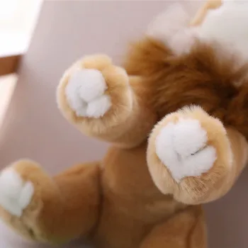 20cm 25cm Søde Løve Dukker tøjdyr Plush Legetøj Børn Gaver Baby Udendørs Dukke Børn Fødselsdag Gaver Blød Naturtro Dyr