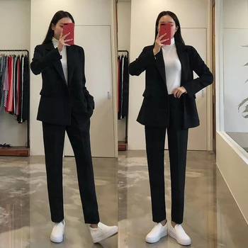Kvinde passer dame passer til office kulør kvindelige mode foråret temperament self-dyrkning kommercielle OL professionelle to-piece suit
