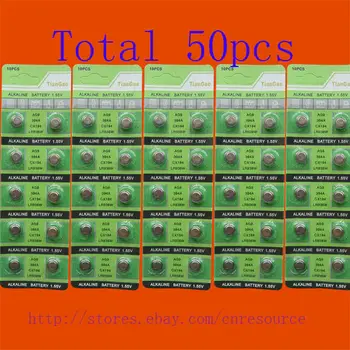 50 X AG9 LR936 394 SR936SW alkaline batteri TQP