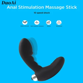 Sex legetøj toy vibrator-Plug-Perle Dildo Vibrator sugekop Butt Plug Mandlige prostata Massager Vibrator Vandtæt sexlegetøj