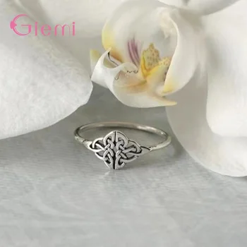 Elegant 925 Sterling Sølv Camellia Finger Ringe til Kvinder, Trendy Fine Hule Ud Flower Ring Kendte Smykker Bijoux