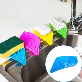 Sæbeskål Multifunktionelle Slip Ring Blade Soap Box Vask Drain & Ren Svamp Holder Punch-gratis Magasin Beholder til Badeværelse Værktøj