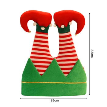 Christmas Hat Clown Pants Legs Children Christmas Cap Flannel Adult Party Cap for Festival New Year Home Decorative Costume Gift