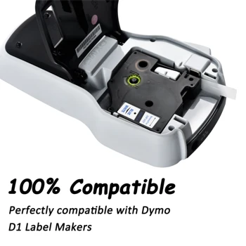 Cidy 40914 Kompatible Dymo D1 manager 9mm blå på hvid til Dymo Label Printer etiket tape til Dymo label manager LM 160 280