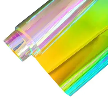 Aurora AB Effekt Reflekterende Spejl Papir DIY Epoxy Harpiks Skimmel Smykker Fyldninger T4MD