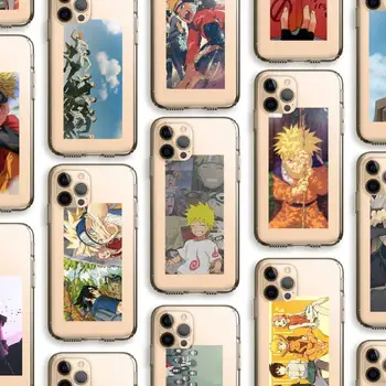 Japan Animation Naruto Telefonen Klart Cover For Iphone 5 6 7 8 11 12 Plus-XR-X XS SE2020 11/12PRO Antal Gennemsigtige Sager