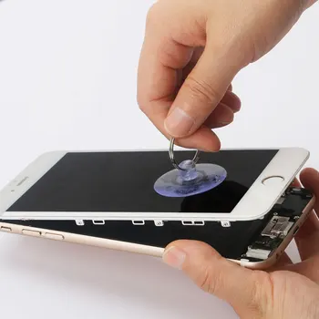 10STK 35mm/1.75 i Lyset Pligt Lille sugekop med Metal nøglering til Smart Phone Tablet LCD-Skærmen for at Åbne Reparation Værktøjer