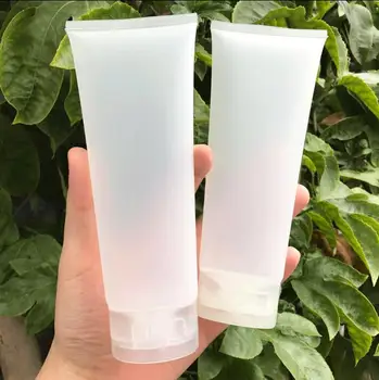 200 ml/g Mat Transparent Plast Rejse Shampoo/Body Wash Flaske, Tom Kosmetiske Facial Cleanser/håndcreme Blød Slange, Rør