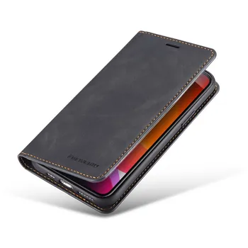 Business-Magnetisk Læder taske Cover Til iPhone 8 7 6S 6 Plus SE2020 11 12Pro XR XS Max X Flip Wallet-Sag