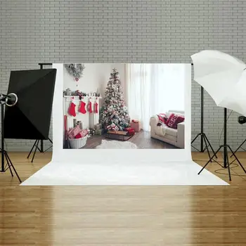 Jul Baggrund Klud Sne Santa Claus Home Decor Foto Studio Stof Kunst klud baggrunde dekoration 0.9*1,5 m