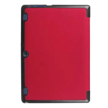 Hjul Magnet lås Luksus PU læder cover til Lenovo Tab2 -X30F A10-30 tablet tilfælde +film +stylus pen
