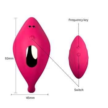 Bærbare Trusse Vibrator til Kvinder Klitoris G-spot Stimulator Trådløs Fjernbetjening Usynlige Vibrerende Æg SexToy for Kvinde
