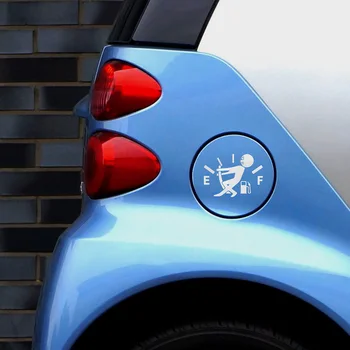 Bil styling Brændstof Tank cap SJOVE Klistermærker til Volkswagen VW polo Jeep Wrangler Kompas Renault Symbol Initiale