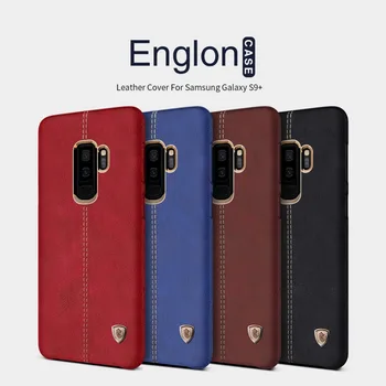 Nillkin Englon cover til Samsung Galaxy S9 tilfælde luksus PU Læder Vintage-back cover til Samsung Galaxy S9 plus telefonen tilfælde
