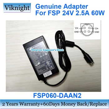 Ægte FSP060-DAAN2 24V 2.5 EN 60W AC Adapter Oplader For FSP H00000901HU10142-16137 4Pin Laptop Strømforsyning