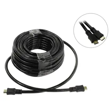 HDMI-kabel gembird/cablexpert cc-hdmi4-15m 15 m, v1.4, 19M/19 m, sort, позол. stik, tv, pakke) (cc-hdmi4-15m)