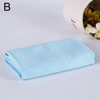 Mikrofiber Håndklæde Absorberbare Glas Køkken Rengøring Klud Tørrer Bordet Vindue Bil Viskestykke Ren Klud