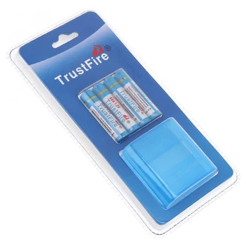 TrustFire AAA, 1,2 V 1150mAh Ni-MH Batteri Genopladeligt NiMH-Batterier med Lav selvafladning + Batteri opbevaringsboks Sag