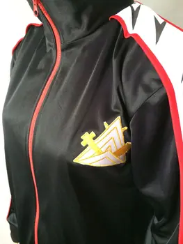 Gratis! - Iwatobi Club Rin Matsuoka Deluxe Edition Uniform Jakke Frakke Passer Til Cosplay Kostume Samezuka Academy Logo Drenge Tøj