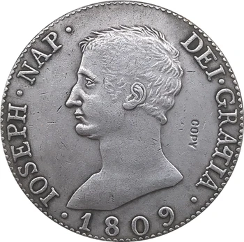 1809 Spanien 20 Reales - Joseph Napoleon kopiere mønter