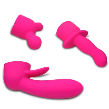 Safiman Vibratorer Tilbehør Caps Hovedbeklædning Hat Udvidelse til Wand Vibrator Sex Legetøj for kvindens Klitoris Stimulator Voksen Sex Legetøj