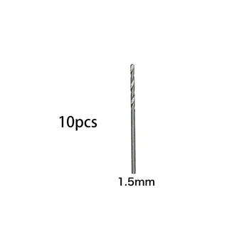 10stk/25pcs Høj Kvalitet Cirkulære lige håndtag Twist Drill Bit High Speed Stål Titanium Belægning Bit