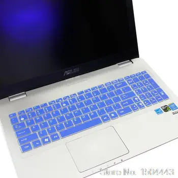 15 15.6 tommer laptop tastatur Beskyttende Silikone Keyboard Cover for Asus X555 X555Y X555YI K550D K555L X502C S550C Y582 A56