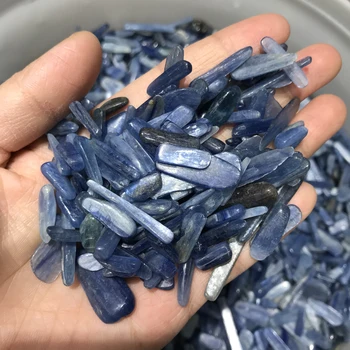 1/4lb Naturlige kyanite Crystal Makadam lang strimmel Oprindelige prøve