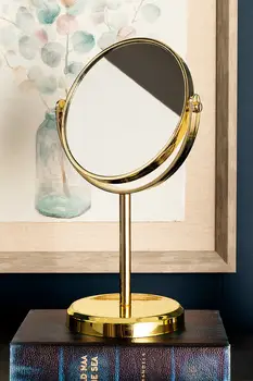 Makeup-Spejl Guld Guld Farve Kvindelige Hudpleje Instrument, Skønhed, Sundhed Ornament Materiale Tilbehør Dekorative Gratis Forsendelse Fra Tyrkiet