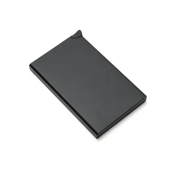 ZOVYVOL Black Metal Box Tegnebog Enkelt Kasse Aluminium af Høj Kvalitet Kreditkort Indehaveren 2020 Nye Slanke RFID-Card Protector Tilfælde