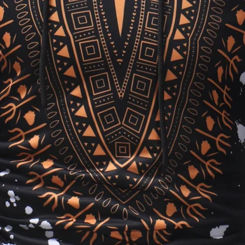 Vinteren Langærmet Hættetrøje Sweatshirt Mænd Kvinder 2018 Mode Afrikanske Dashiki Print Hættetrøjer Mænd Hip Hop Streetwear Pullover Mandlige