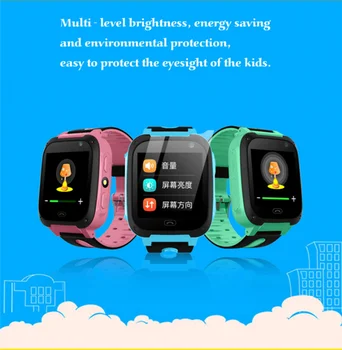 Vitog Børns Smart Ur med Kamera Belysning GPS Smartwatch SOS-Opkald Placering Finder Locator Tracker for Android, ios